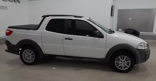 Usado Fiat Strada 1.4 Working Cs 2018 Naftero Blanco