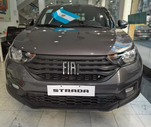 Nuevo Fiat Strada 1.4 8v Freedom CD 2024 Naftero Gris